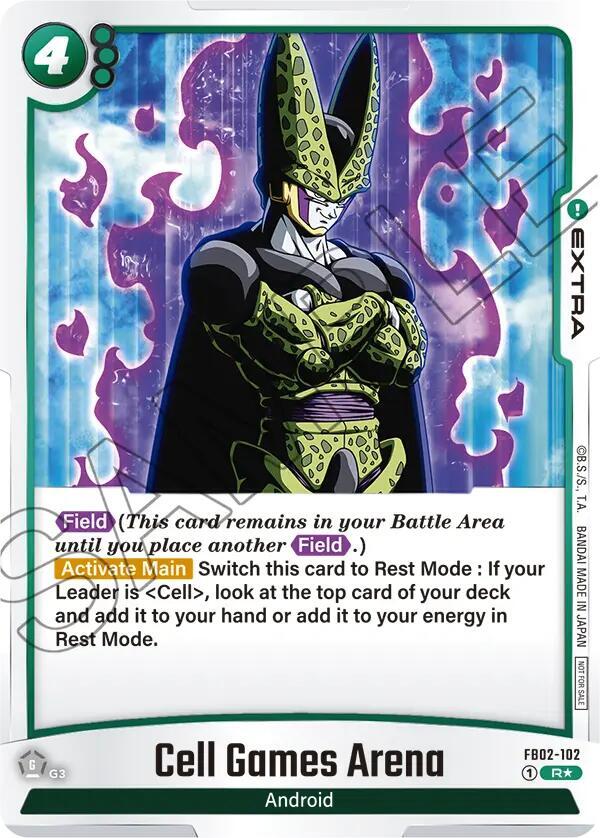 Cell Games Arena (Championship Pack 02) FB02-102 card from Tournament and Championship Promos