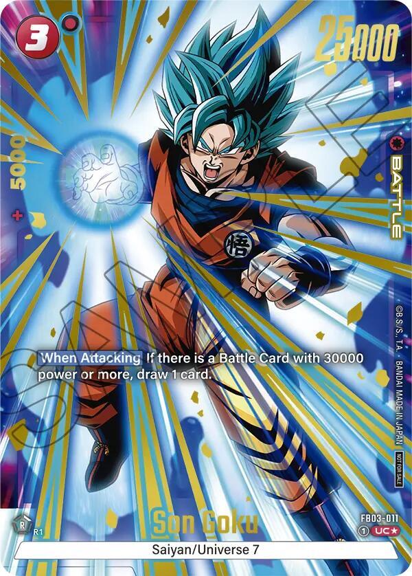 Son Goku (Championship Pack 02) (Gold) FB03-011 card from Tournament and Championship Promos