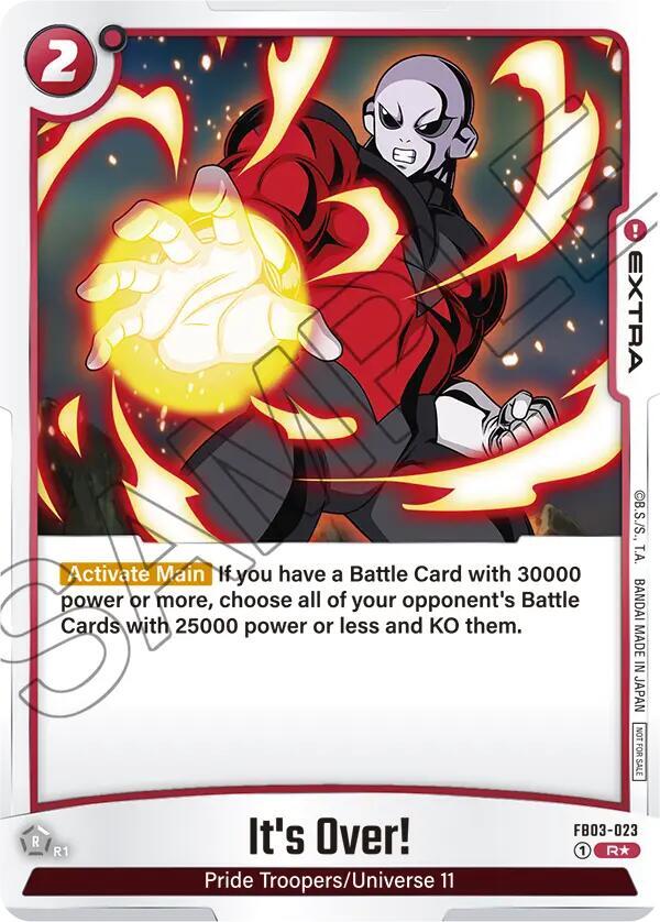 It's Over! (Championship Pack 02) FB03-023 card from Tournament and Championship Promos