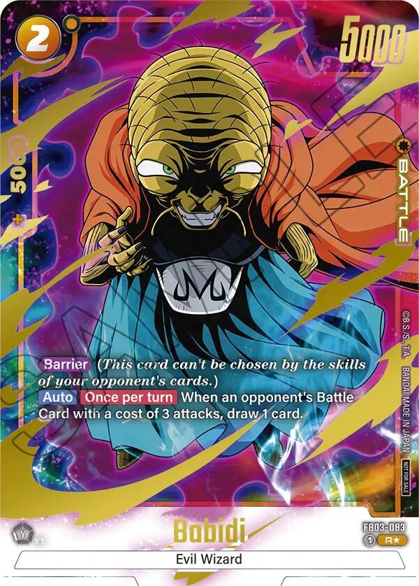 Babidi (Championship Pack 02) (Gold) FB03-083 card from Tournament and Championship Promos