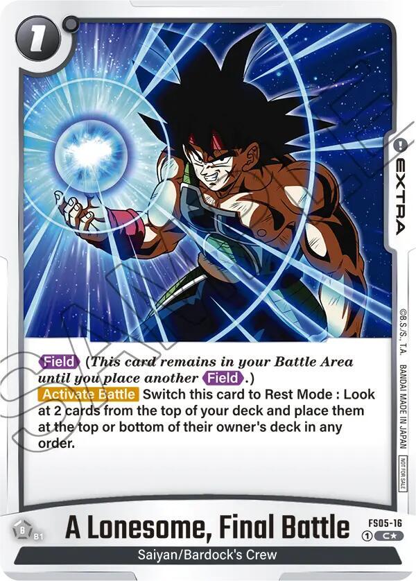 A Lonesome, Final Battle (Championship Pack 02) FS05-16 card from Tournament and Championship Promos