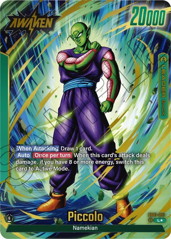 Piccolo (Alternate Art) FB03-053 card from Raging Roar