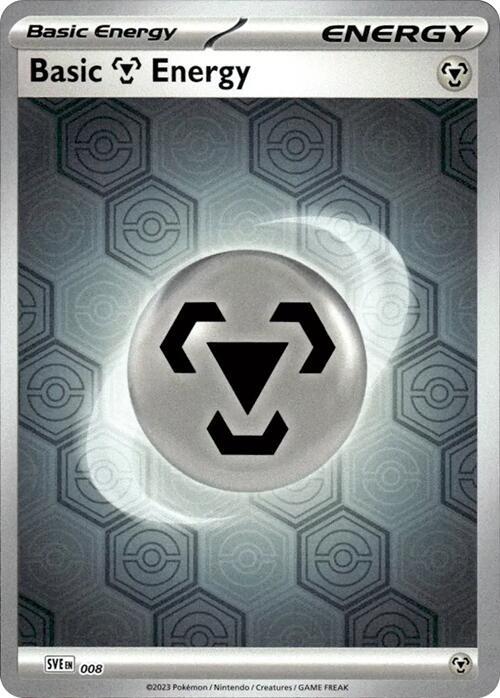 Basic Metal Energy (Reverse Holofoil) 8 card from SV: Shrouded Fable