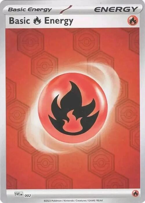 Basic Fire Energy 2 card from SV: Shrouded Fable
