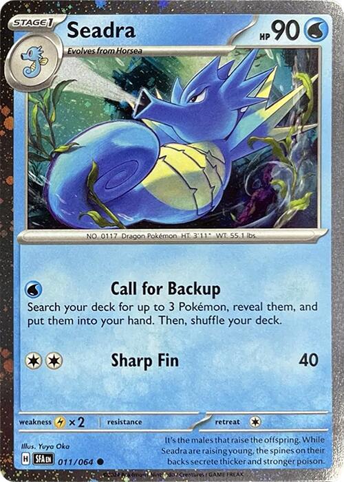 Seadra (Cosmos Holo) 011/064 card from Miscellaneous Cards & Products