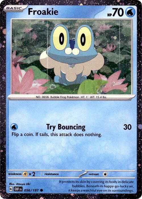 Froakie (Cosmos Holo) 056/197 card from Miscellaneous Cards & Products