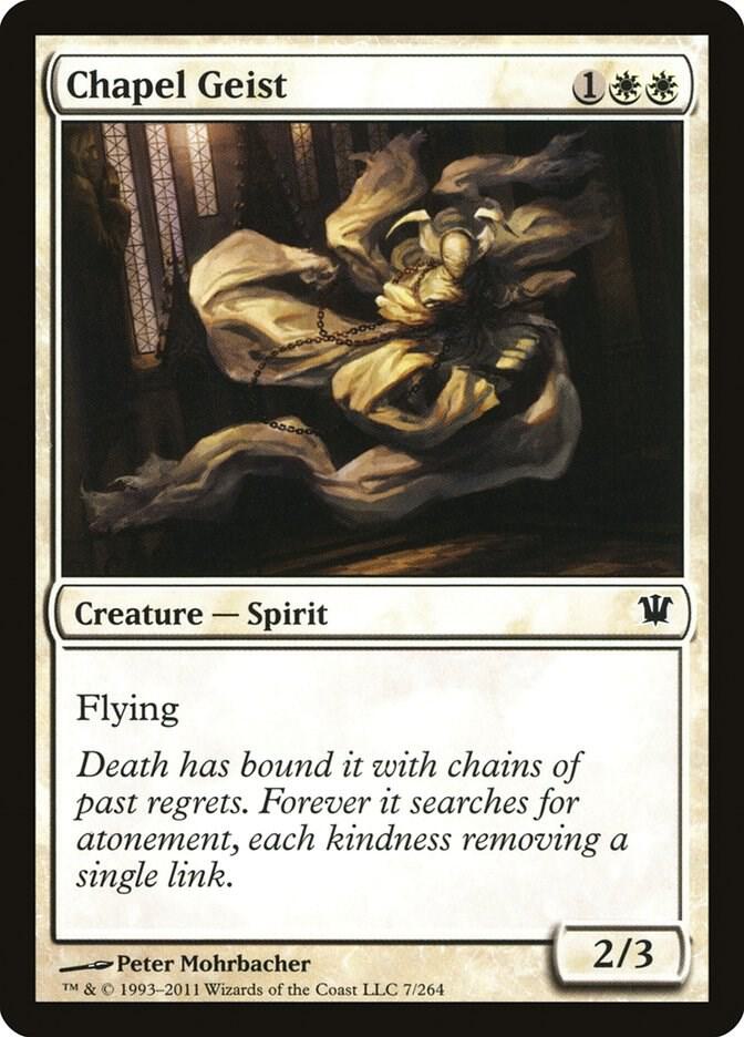 Chapel Geist 7 card from Innistrad
