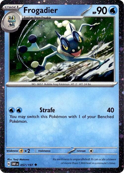Frogadier (Cosmos Holo) 057/197 card from Miscellaneous Cards & Products