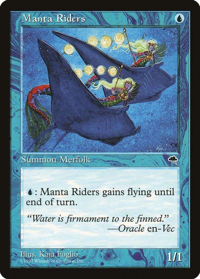 Manta Riders 74 card from Tempest