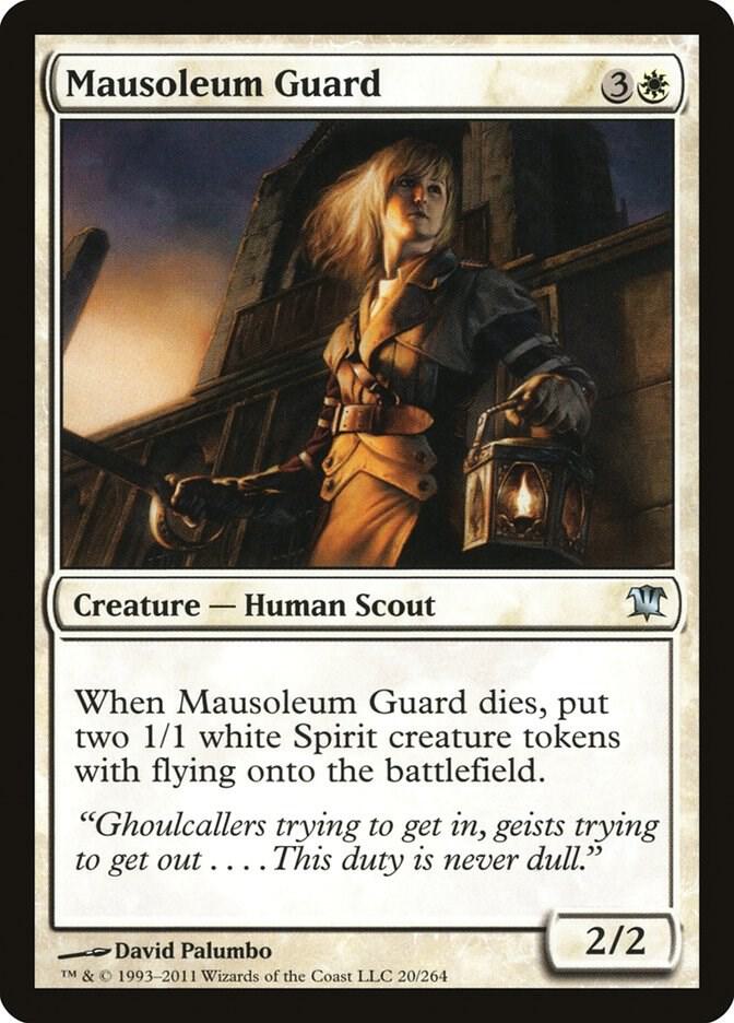 Mausoleum Guard 20 card from Innistrad