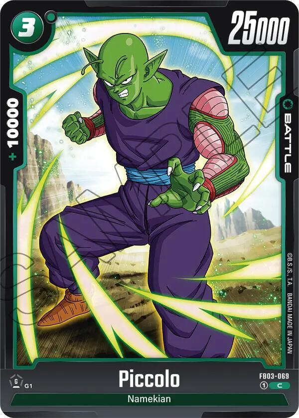 Piccolo FB03-069 card from Raging Roar