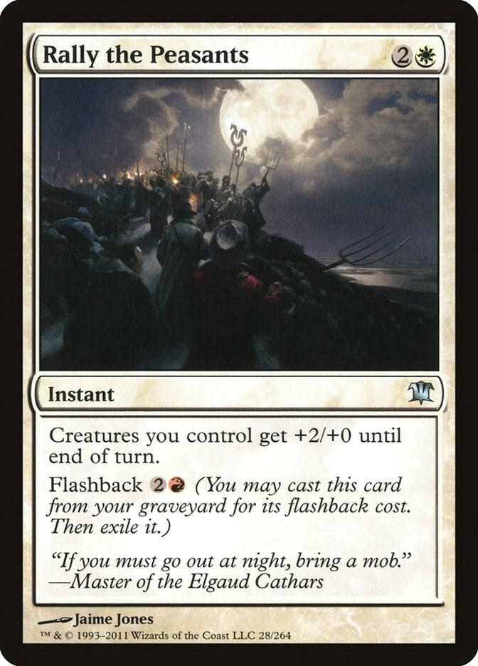 Rally the Peasants 28 card from Innistrad