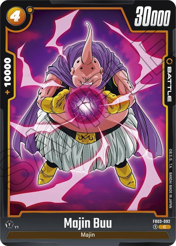 Majin Buu FB03-092 card from Raging Roar