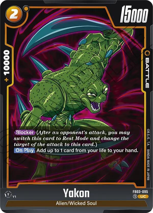 Yakon FB03-095 card from Raging Roar