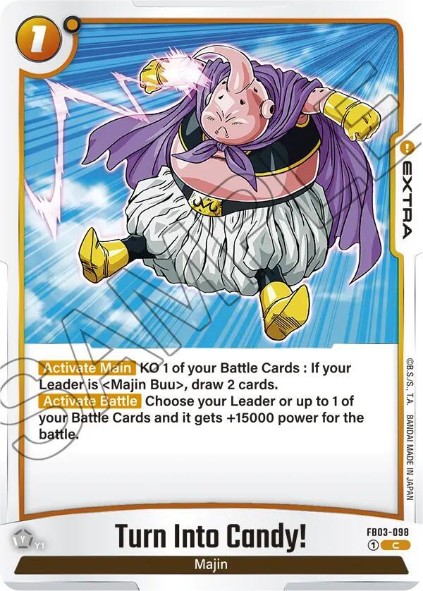 Turn Into Candy! FB03-098 card from Raging Roar