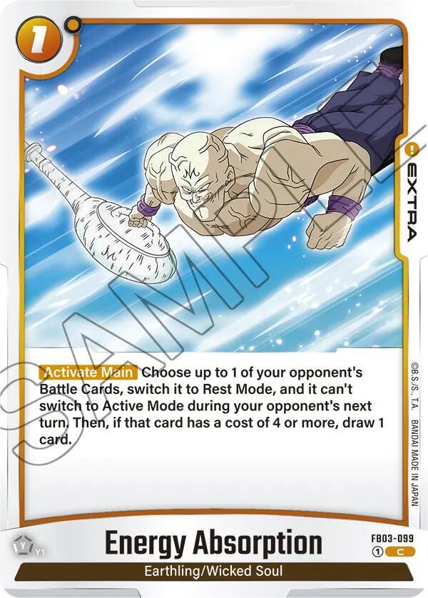 Energy Absorption FB03-099 card from Raging Roar
