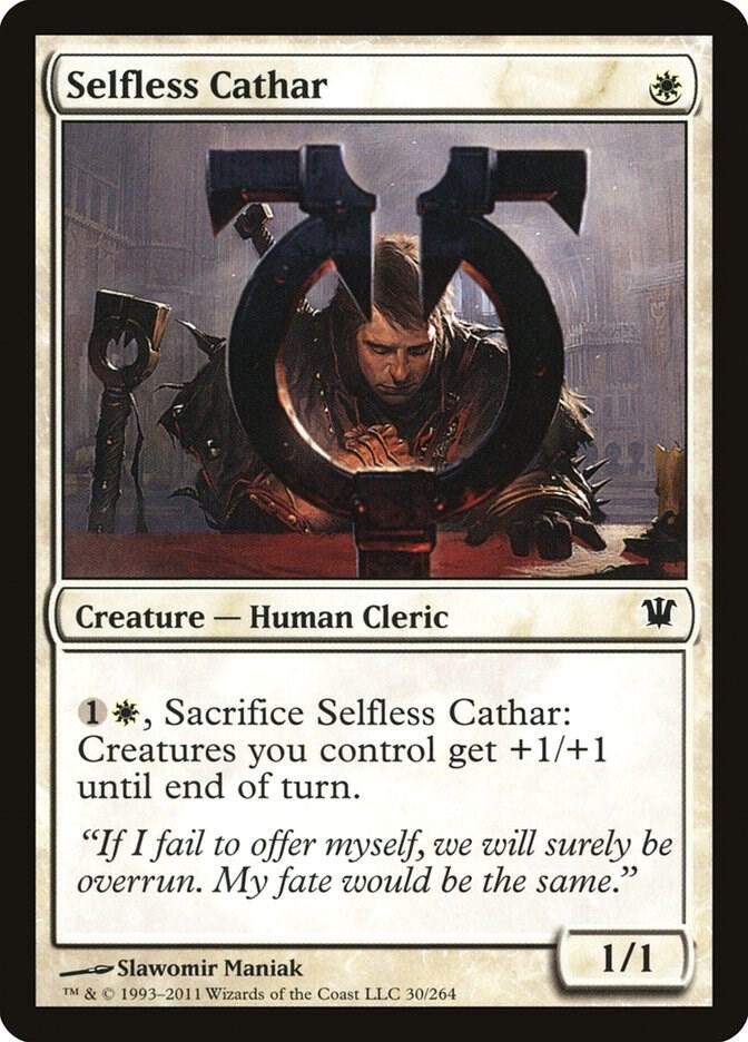 Selfless Cathar 30 card from Innistrad
