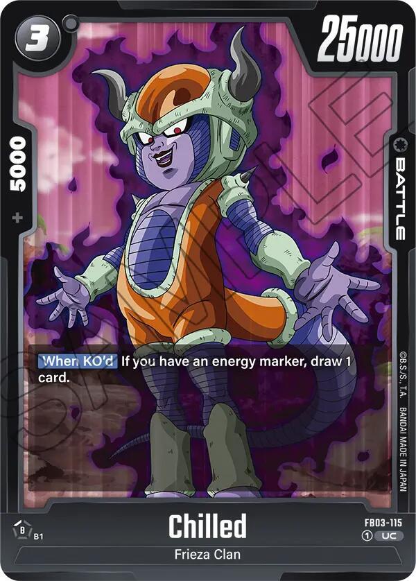 Chilled FB03-115 card from Raging Roar