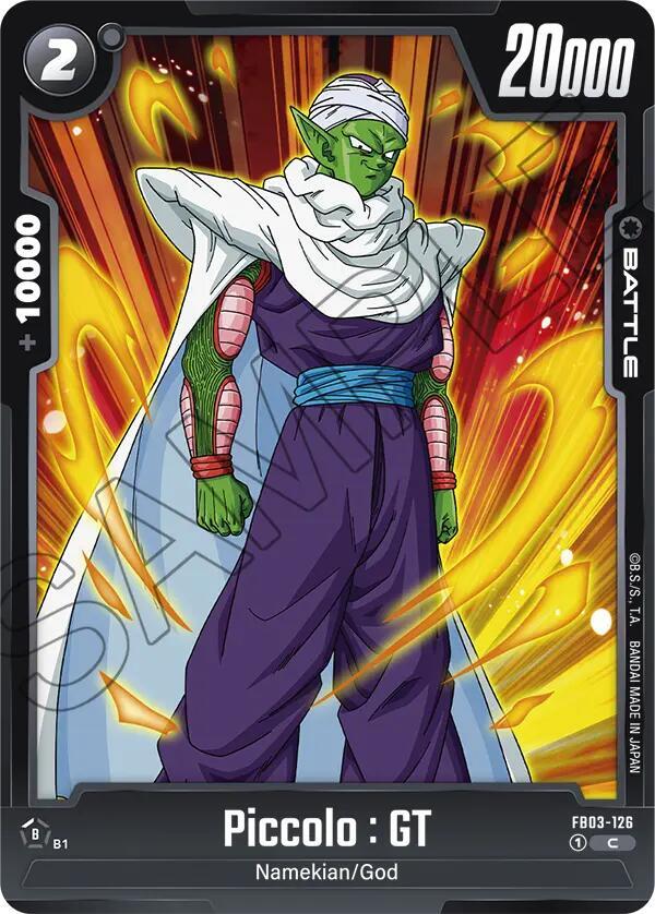 Piccolo : GT FB03-126 card from Raging Roar