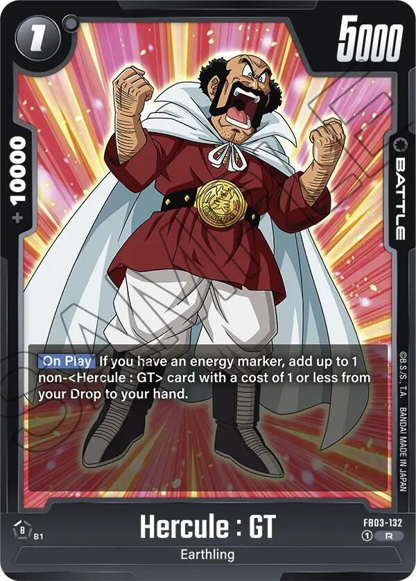 Hercule : GT FB03-132 card from Raging Roar