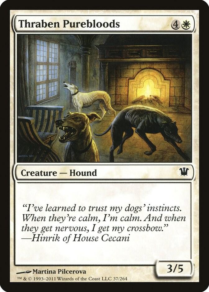 Thraben Purebloods 37 card from Innistrad