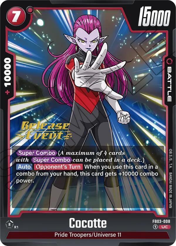 Cocotte FB03-008 card from Raging Roar Release Event Cards