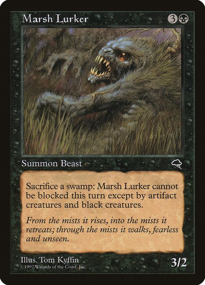 Marsh Lurker 144 card from Tempest