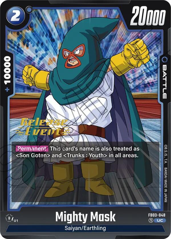 Mighty Mask FB03-048 card from Raging Roar Release Event Cards