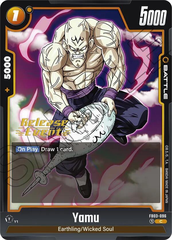 Yamu FB03-096 card from Raging Roar Release Event Cards