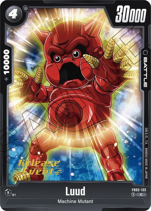 Luud FB03-133 card from Raging Roar Release Event Cards