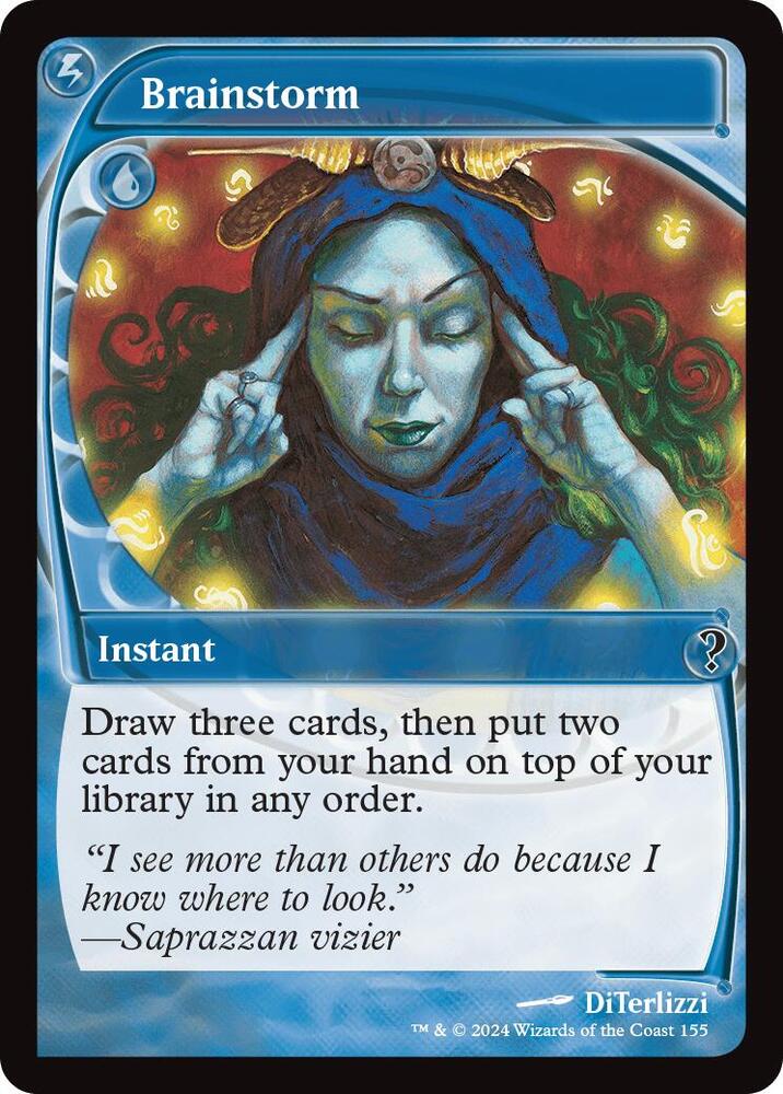 Brainstorm (Future Sight) 155 card from Mystery Booster 2
