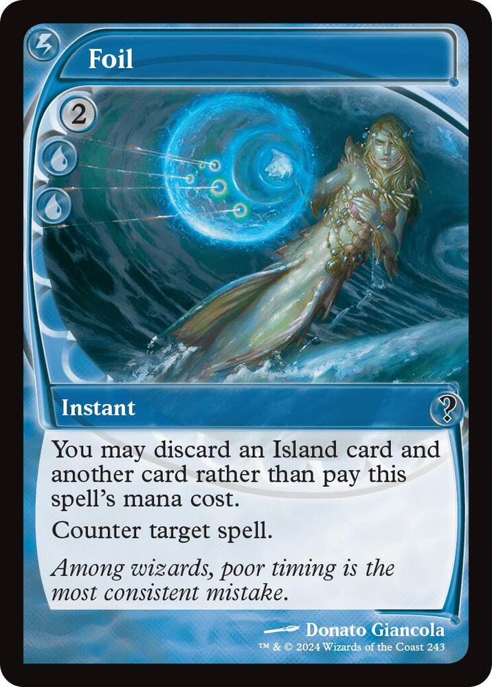 Foil (Future Sight) 243 card from Mystery Booster 2