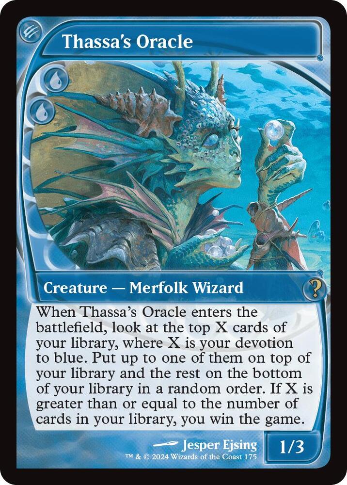 Thassa's Oracle (Future Sight) 175 card from Mystery Booster 2