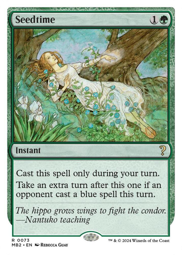 Seedtime (White Border) 73 card from Mystery Booster 2