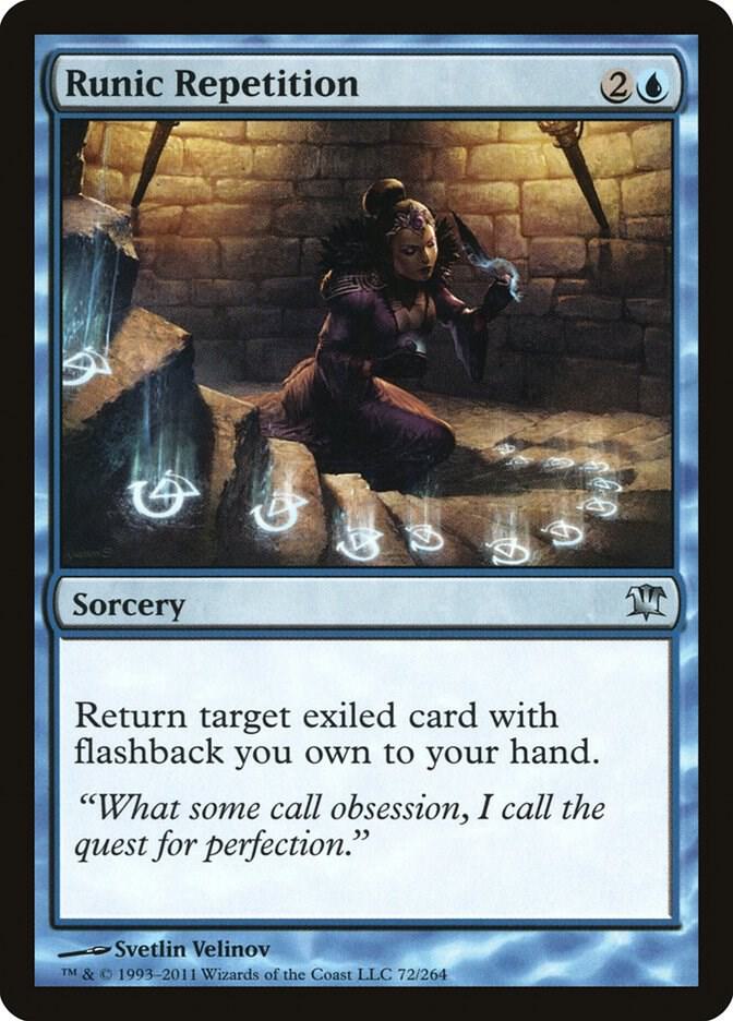 Runic Repetition 72 card from Innistrad