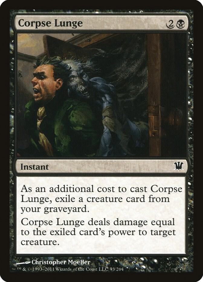 Corpse Lunge 93 card from Innistrad