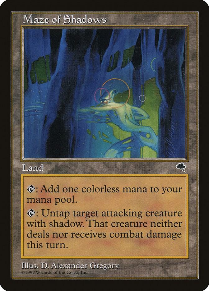 Maze of Shadows 319 card from Tempest
