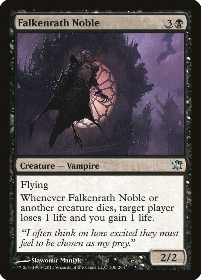 Falkenrath Noble 100 card from Innistrad