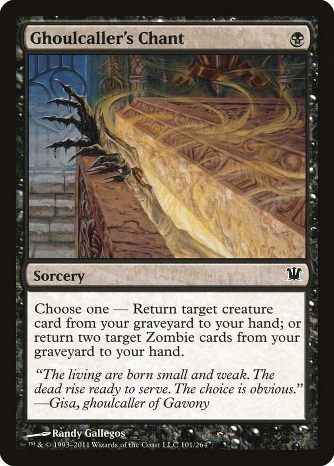 Ghoulcaller's Chant 101 card from Innistrad