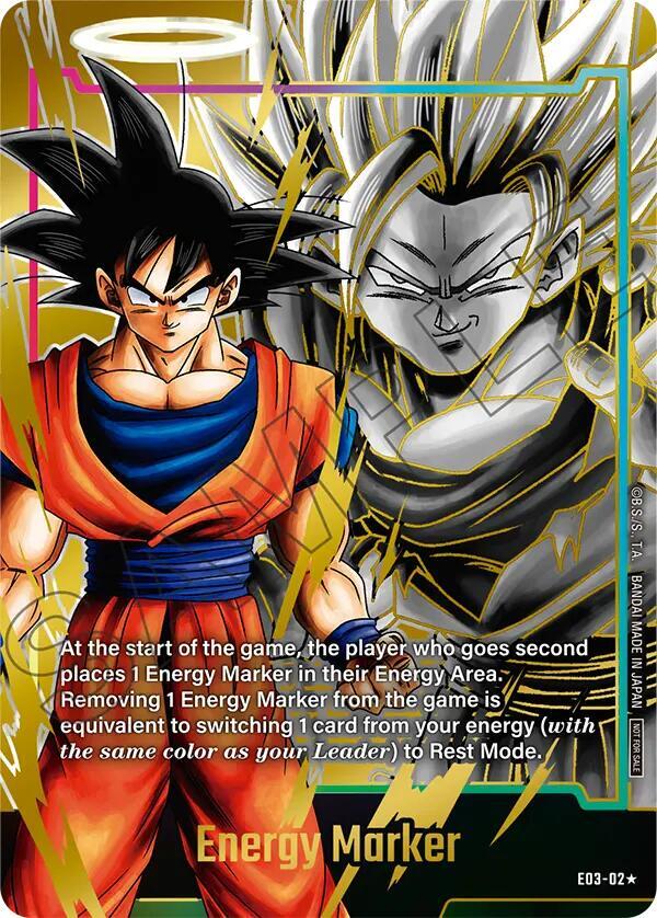 Energy Marker (Gold) E03-02 card from Fusion World Energy Markers