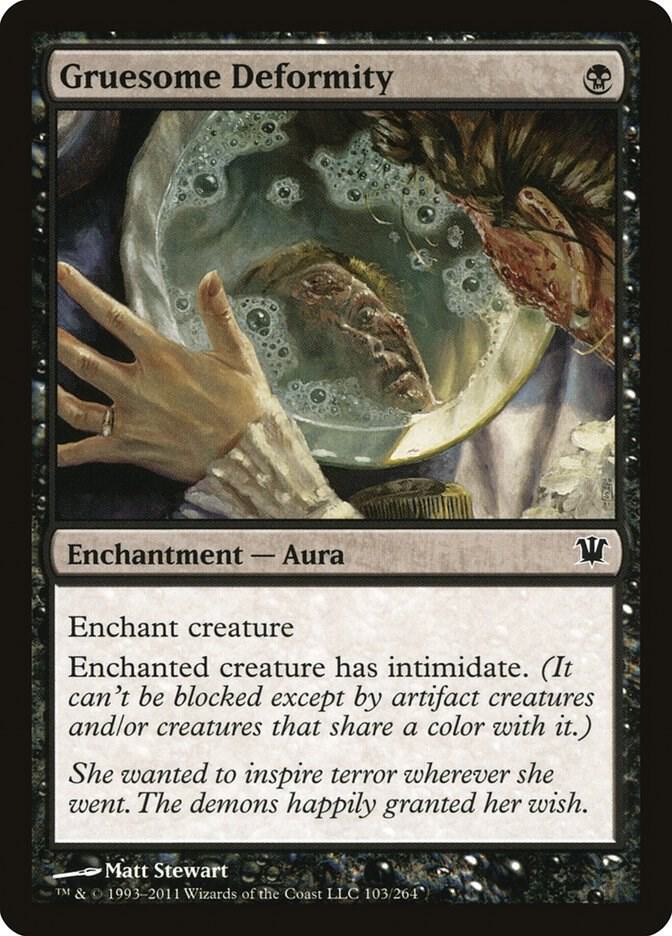 Gruesome Deformity 103 card from Innistrad