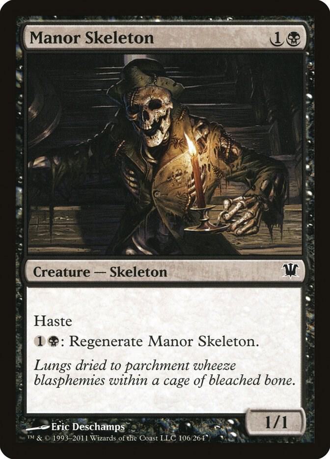 Manor Skeleton 106 card from Innistrad