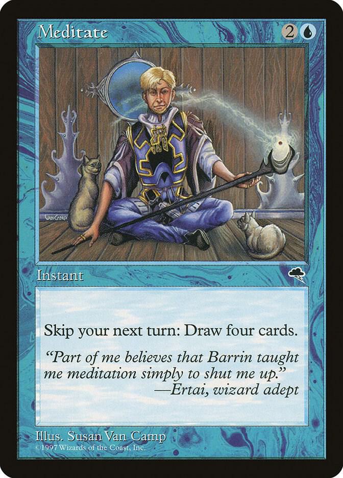 Meditate 76 card from Tempest