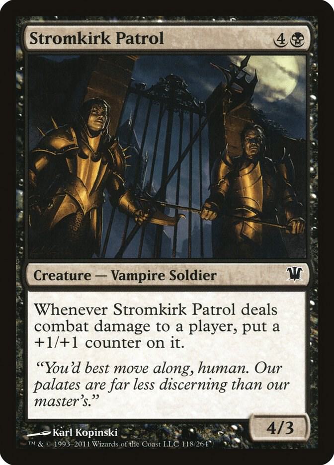 Stromkirk Patrol 118 card from Innistrad