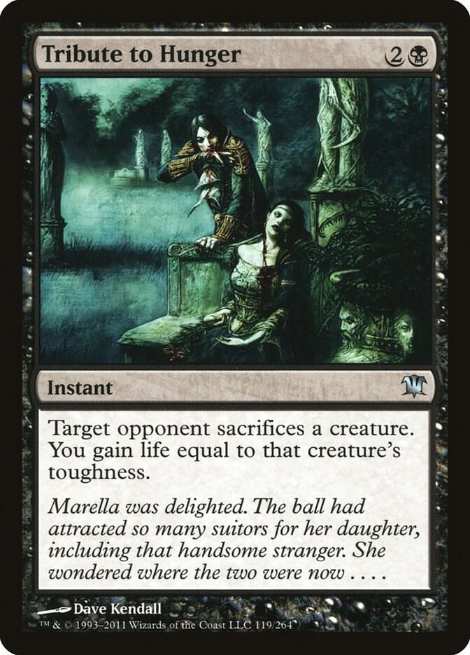 Tribute to Hunger 119 card from Innistrad