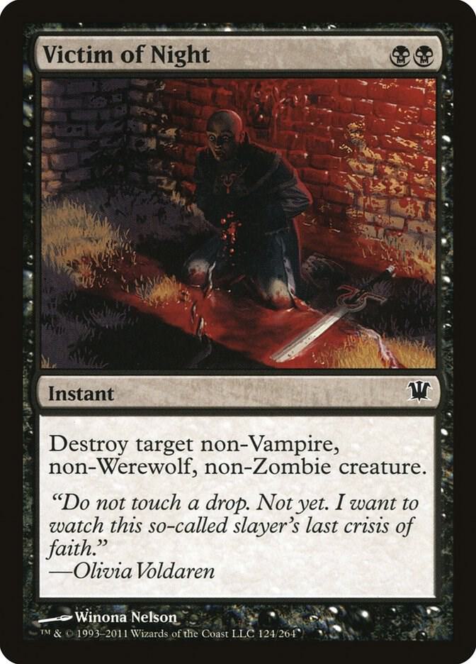 Victim of Night 124 card from Innistrad