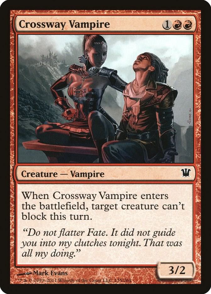 Crossway Vampire 135 card from Innistrad