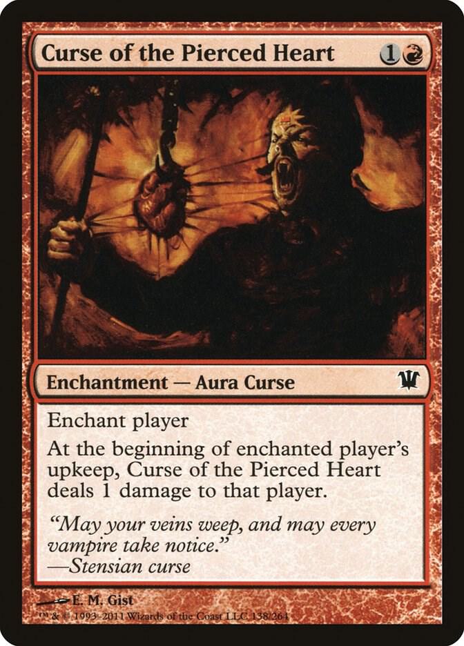 Curse of the Pierced Heart 138 card from Innistrad
