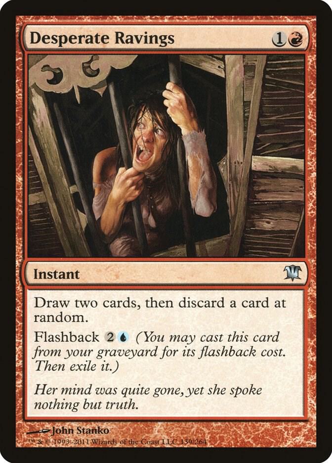 Desperate Ravings 139 card from Innistrad