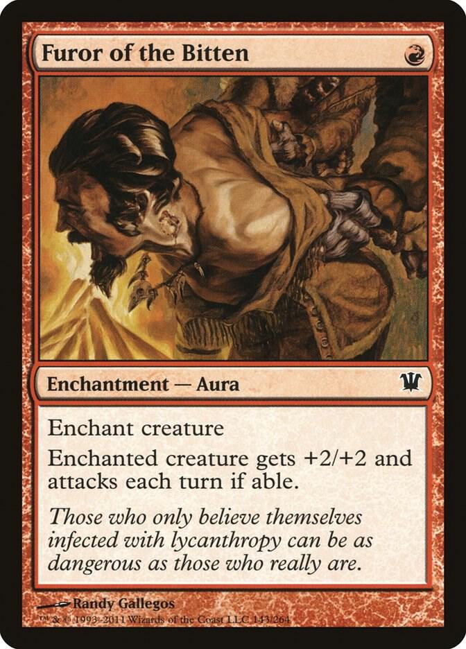 Furor of the Bitten 143 card from Innistrad